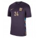 Maillot de foot Angleterre Cole Palmer #24 Extérieur vêtements Europe 2024 Manches Courtes